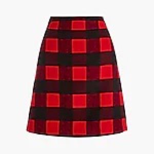J. Crew WOOL-BLEND A-LINE SKIRT